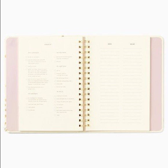 New Kate Spade Confetti Party Planning Book notebook