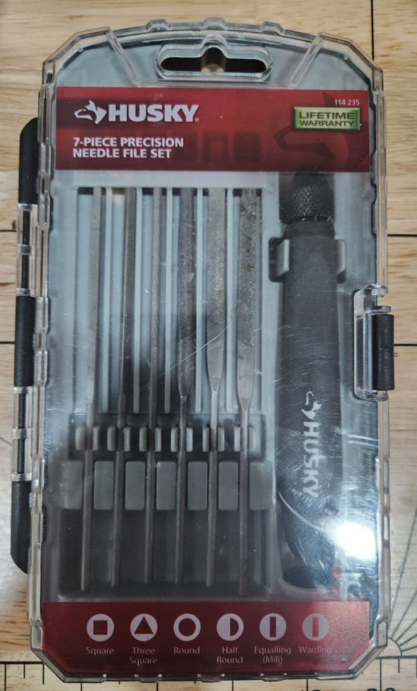 Husky 7pc Precision Needle File Set.