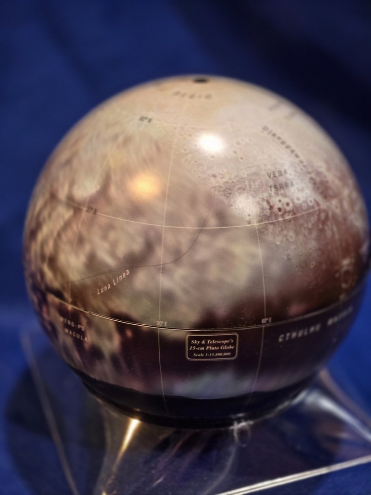 Sky & Telescope's 6" Pluto Globe NEW