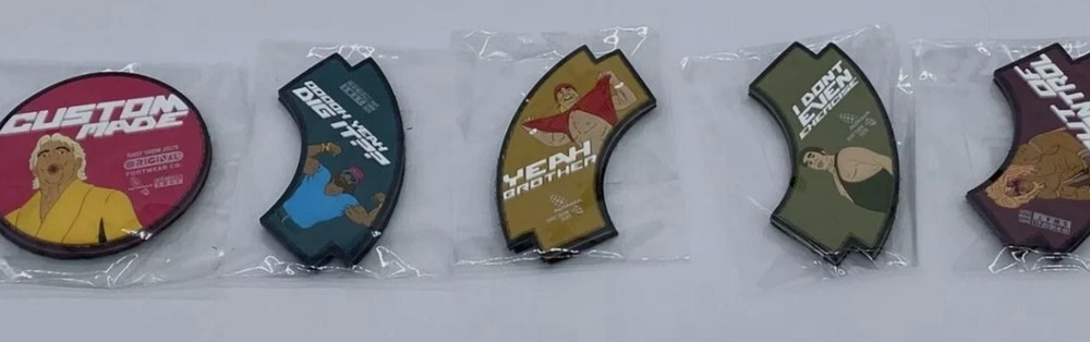 SHOT 🎯 Show 2025, ALTAMA 5-Patch "WWE" Full PVC Patch Set, Hook & Loop, NEW!