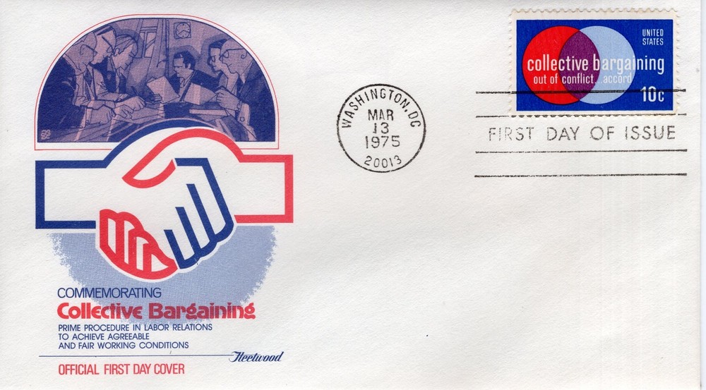 COMMEMORATING COLLECTIVE BARGAINING - 1975 - FW208
