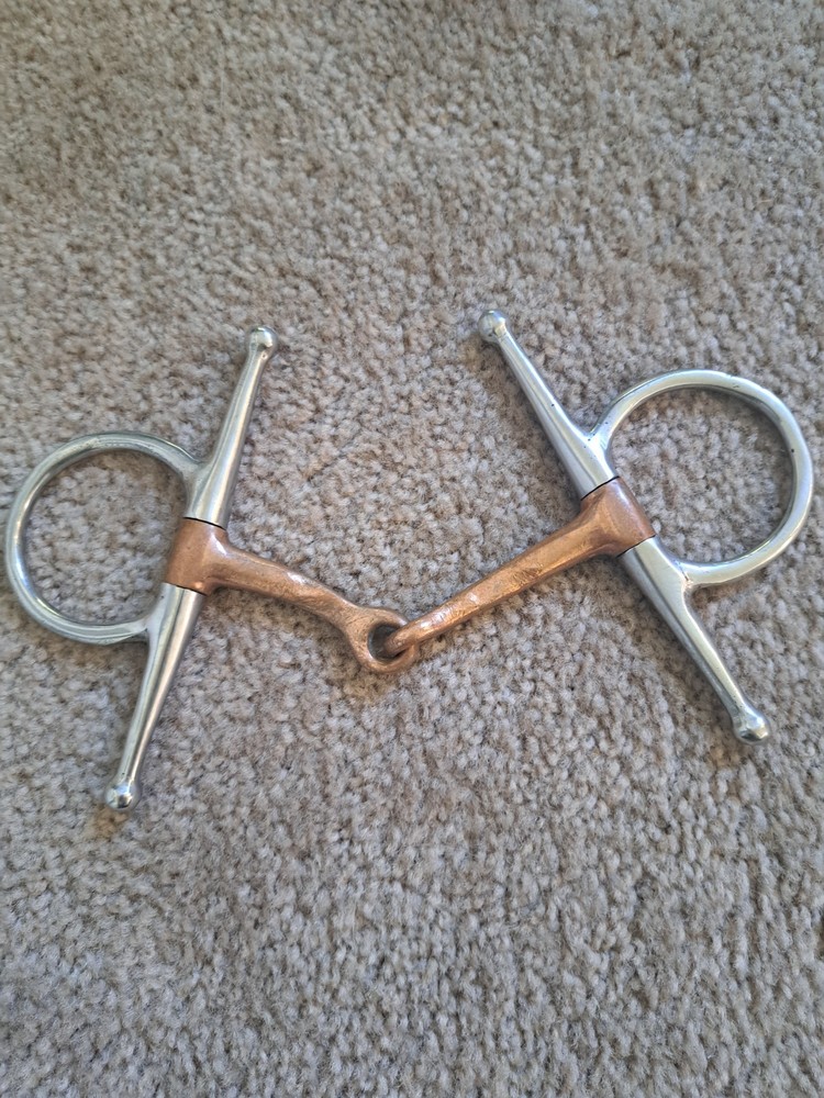 Copper Full Cheek Snaffle Bit "5" Used