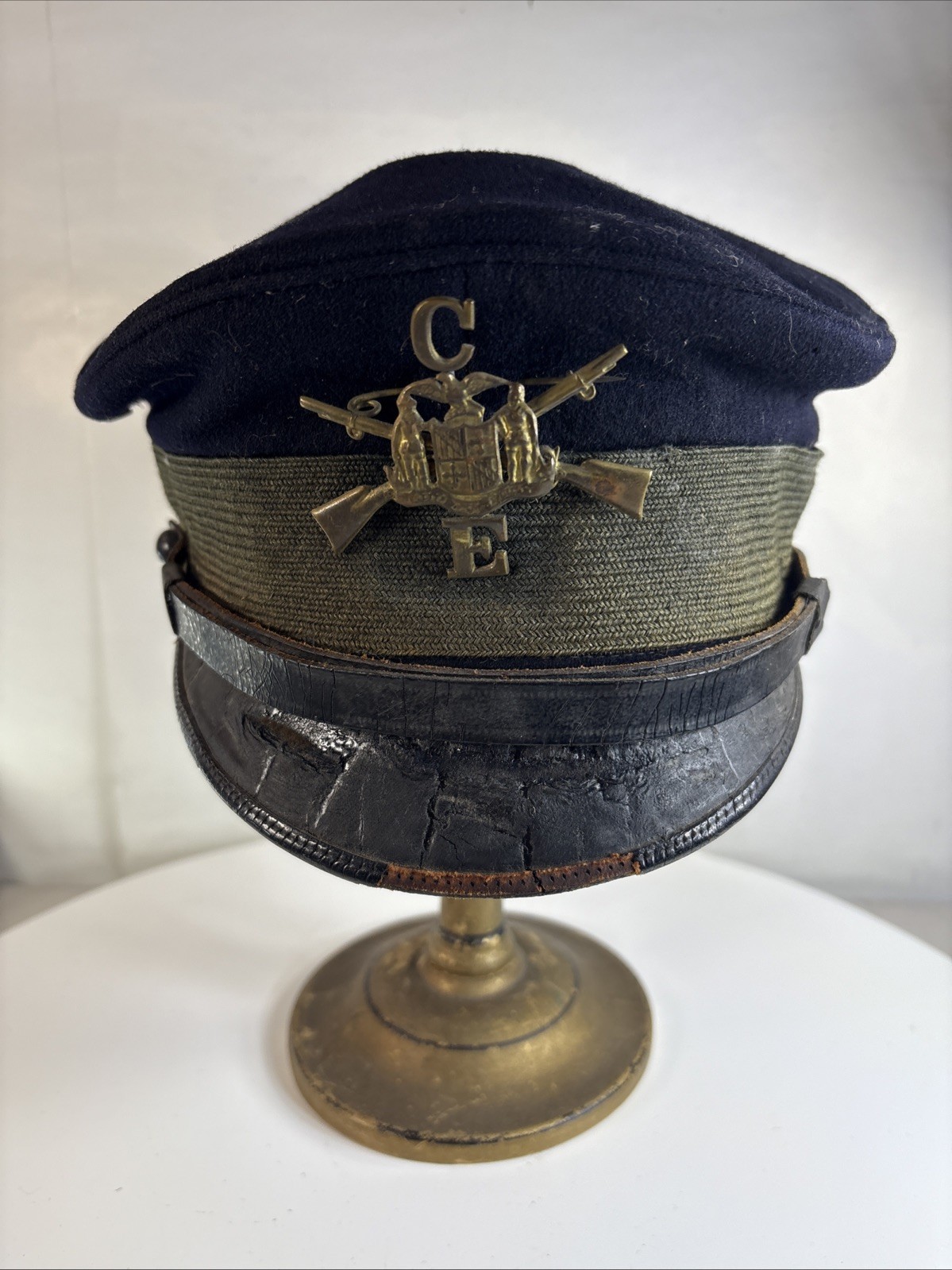 rare Civil War Kepi Hat Cap 5th Maryland Militia Military Society Goods 6C49