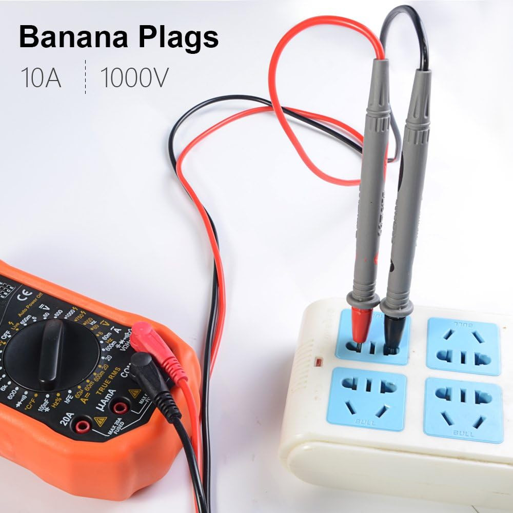 Electrical Multimeter Test Leads Set with Alligator Clips Test Hook Test Probes