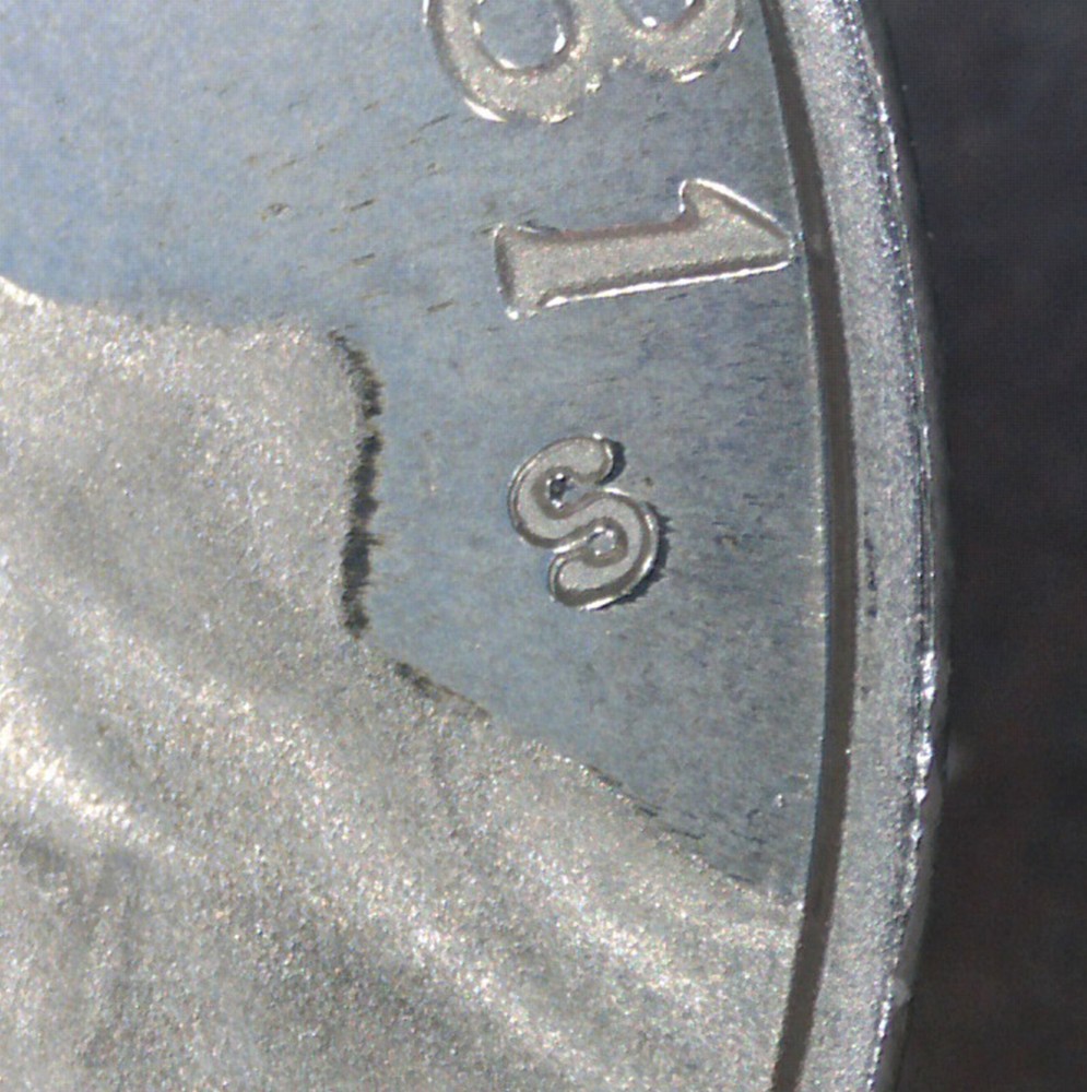 1981-S Type 2-flat "S" Proof Jefferson nickel.