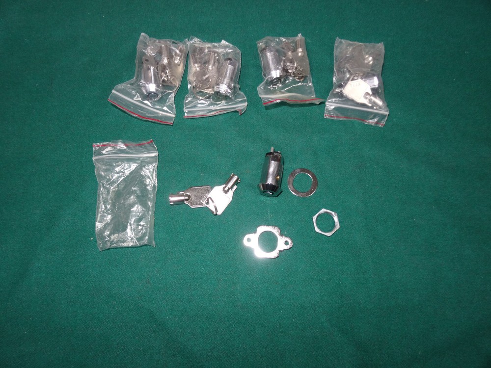 Key Switch Lock auto return 2 round key BUNDEL PAKET 5 pieces