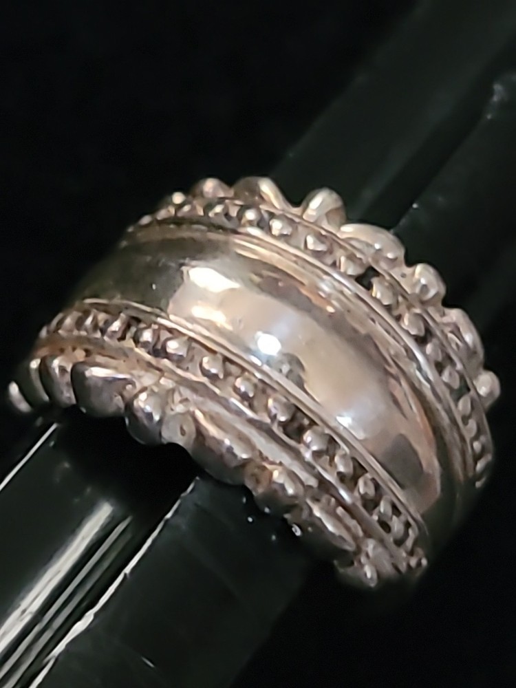 Sterling Silver earrings And Ring Set Size 5.75