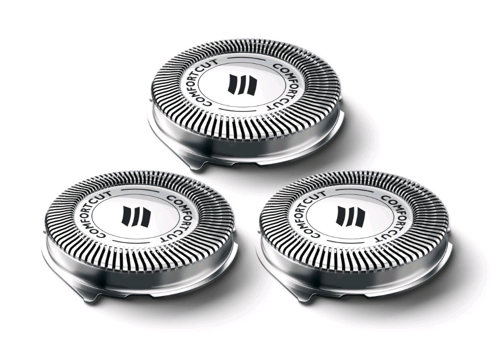 Philips Norelco SH30 Heads Replacement Shaving Heads Style Silver SH30/52 Heads