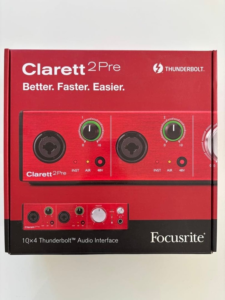 Focursrite Clarett 2Pre THUNDERBOLT Audio Interface jp