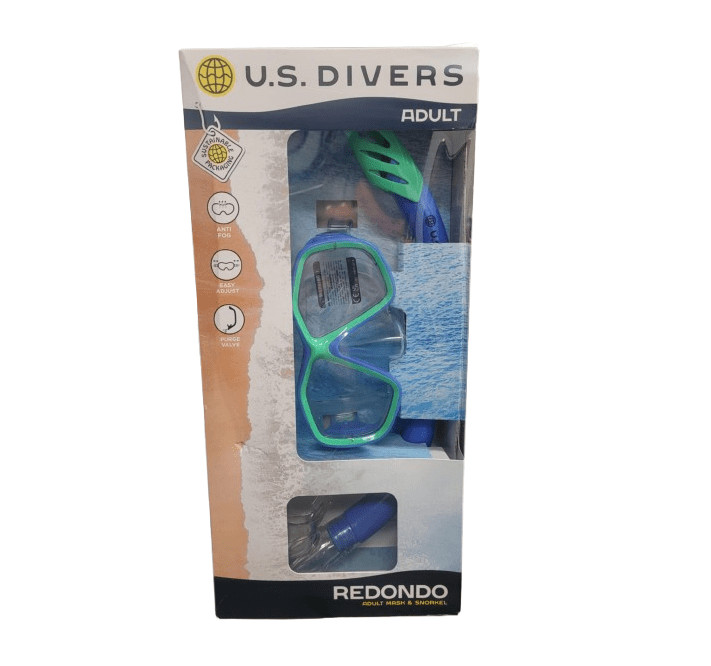 US Divers Redondo Snorkel Set - Blue