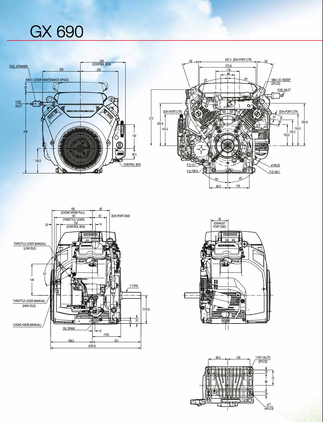 Honda 22.1 HP Mini Skid Steer Loader Wheel, New, Free Shipping