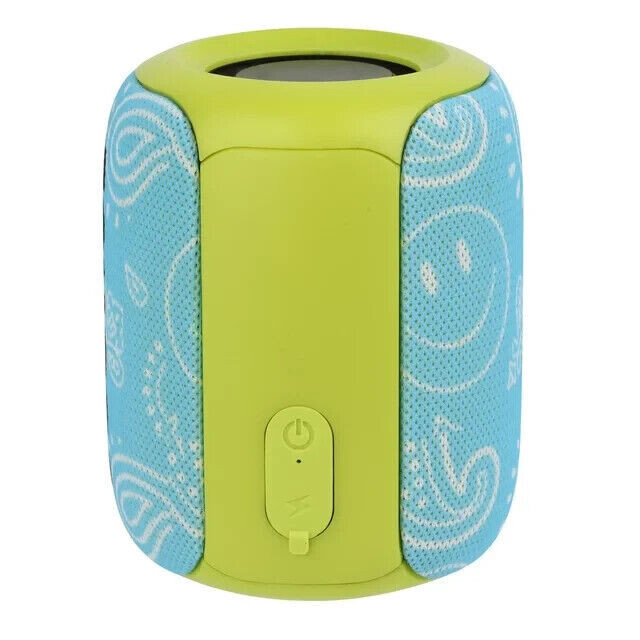 Justice Tech Splash Zone Powerful Bluetooth IPX5 Waterproof Wireless Speaker-NEW