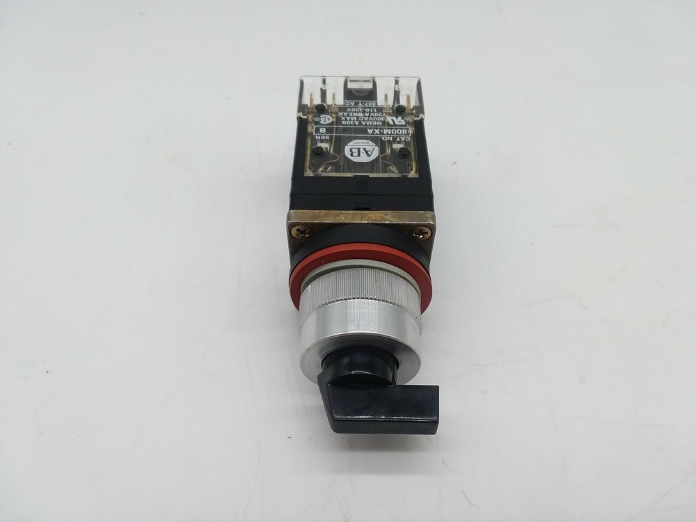 Allen Bradley 800MR-JH5UB Small Round Selector Switch