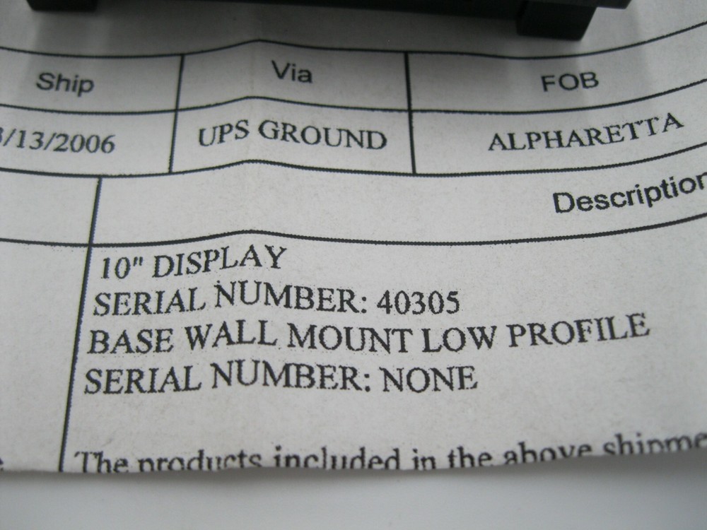 Sirius Technologies Arm Wall Mount Base Adjustable FDBASE W FMA