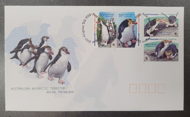 Australian Antarctic Territory • 2007 • FDC • Royal Penguins