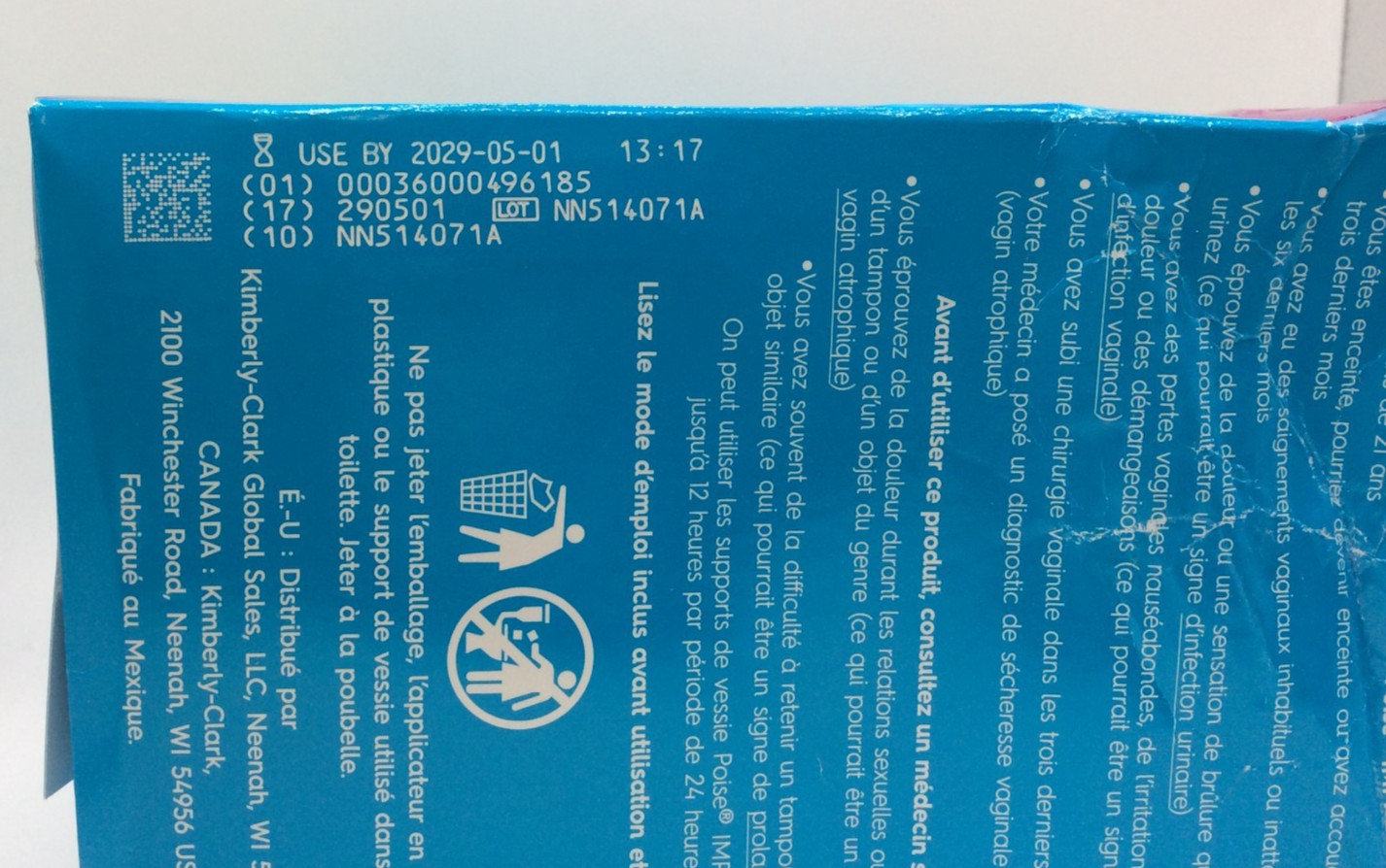 Poise Impressa Bladder Support Tampons, Size 1, 21 Count, 2029🎈FREE SHIPPING🎈