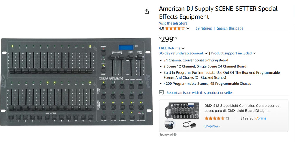 Elation Professional Stage Setter-24 Lighting Console (Read)