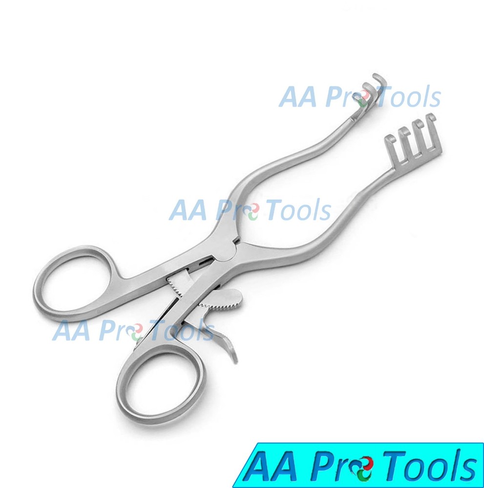 AA Pro: Surgical Weitlaner Retractor 7" Blunt 3x4 Prong Veterinary Instruments
