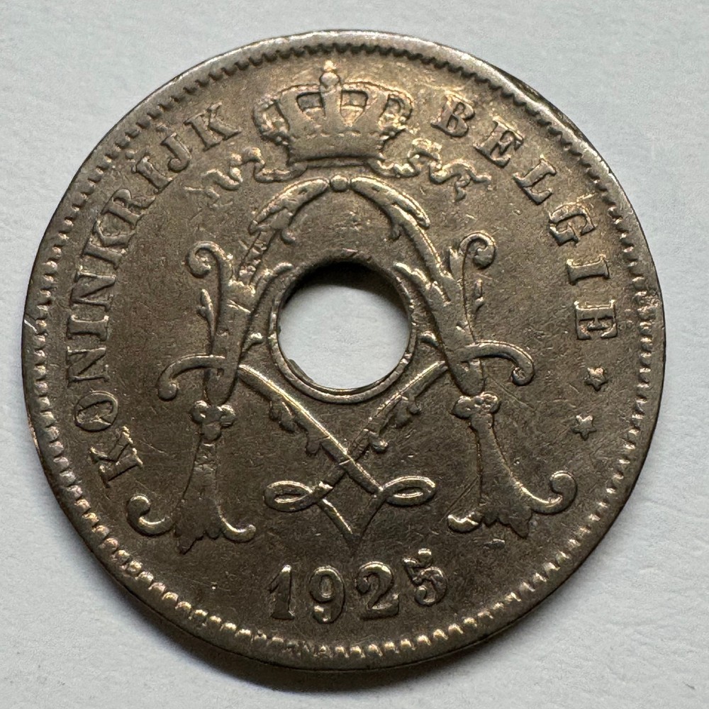 1925 Belgium 10 Centimes - Coin #C-023