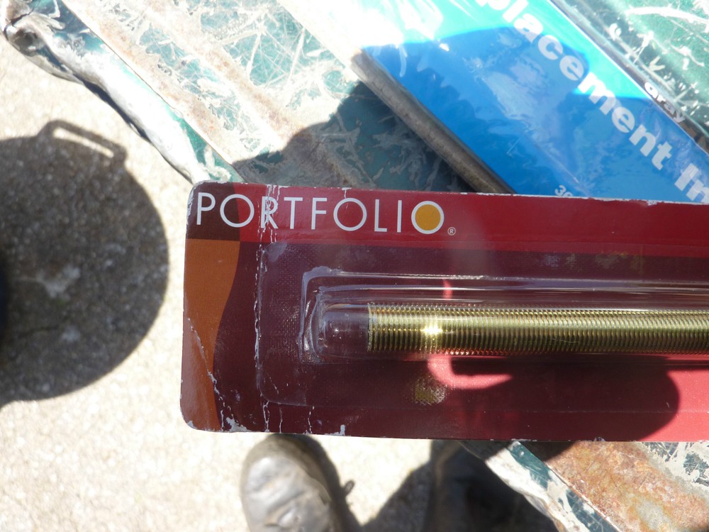 Threshold Rubber Replacement and Brass Lamp repair all thread