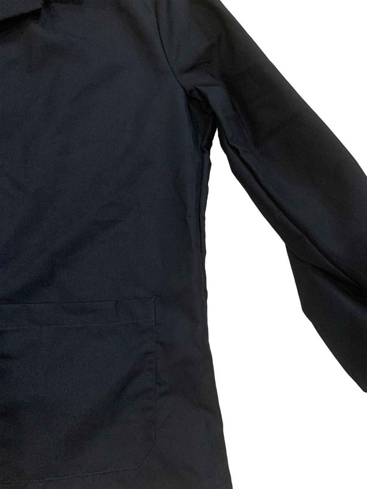 Regent Gripper Front Spun Polyester 2 Pocket Lapel Coat Navy Blue