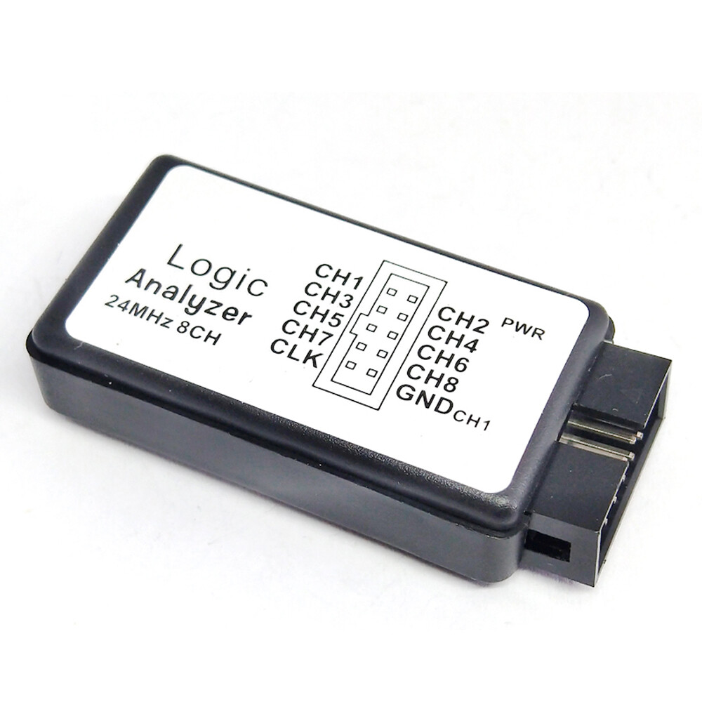 USB Logic Analyzer 24M 8CH Microcontroller ARM FPGA Debug Tool 24MHz, I2D7