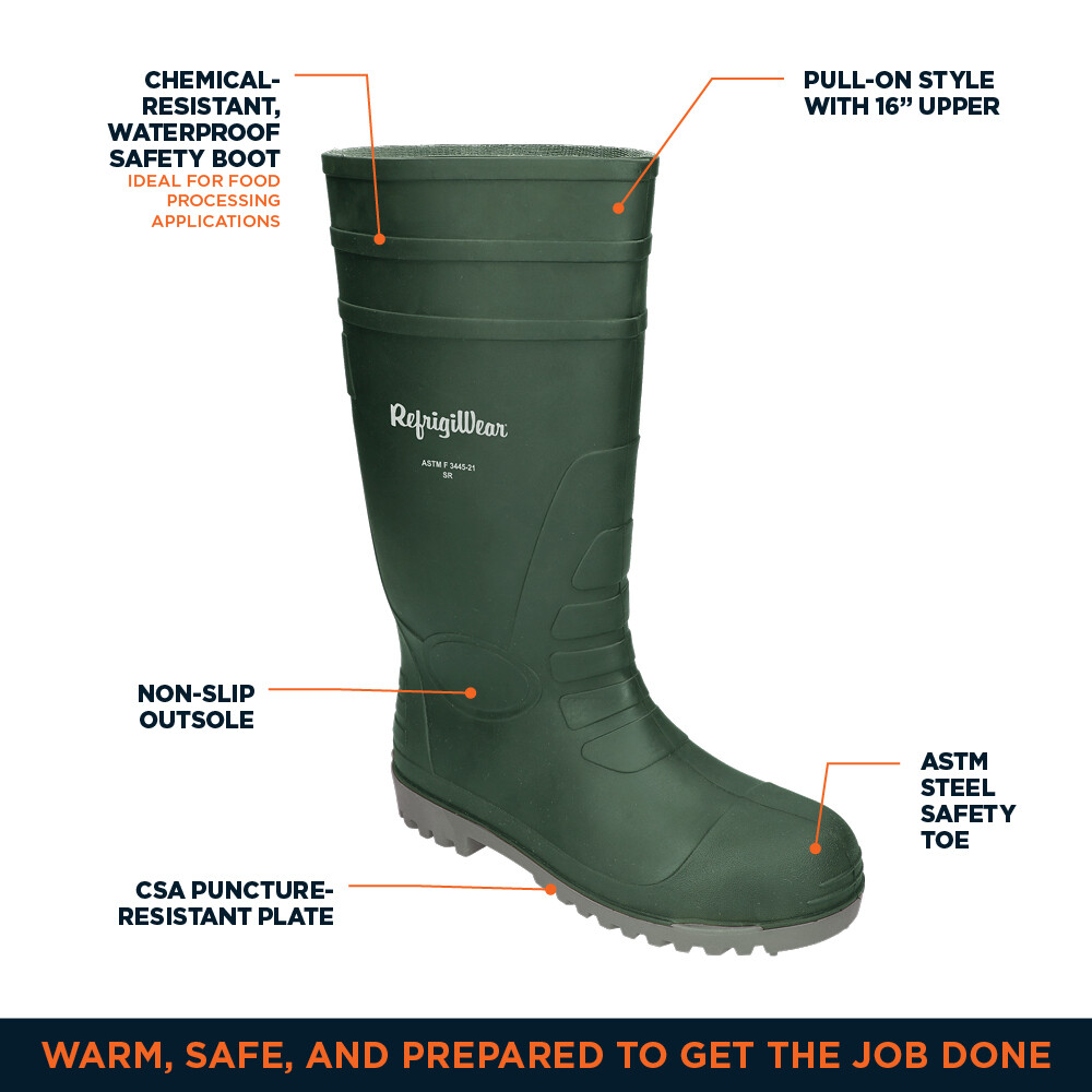 RefrigiWear Men's EnduraMax Processing Boot