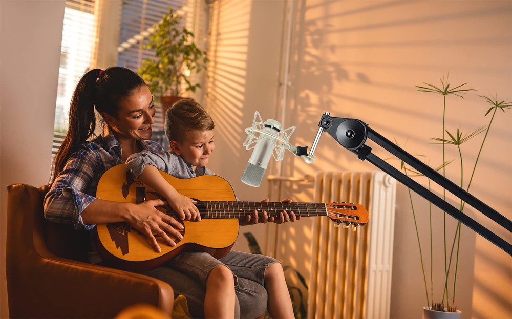 TLM 103 Shock Mount - Microphone Compatible for Neumann Medium, Silver