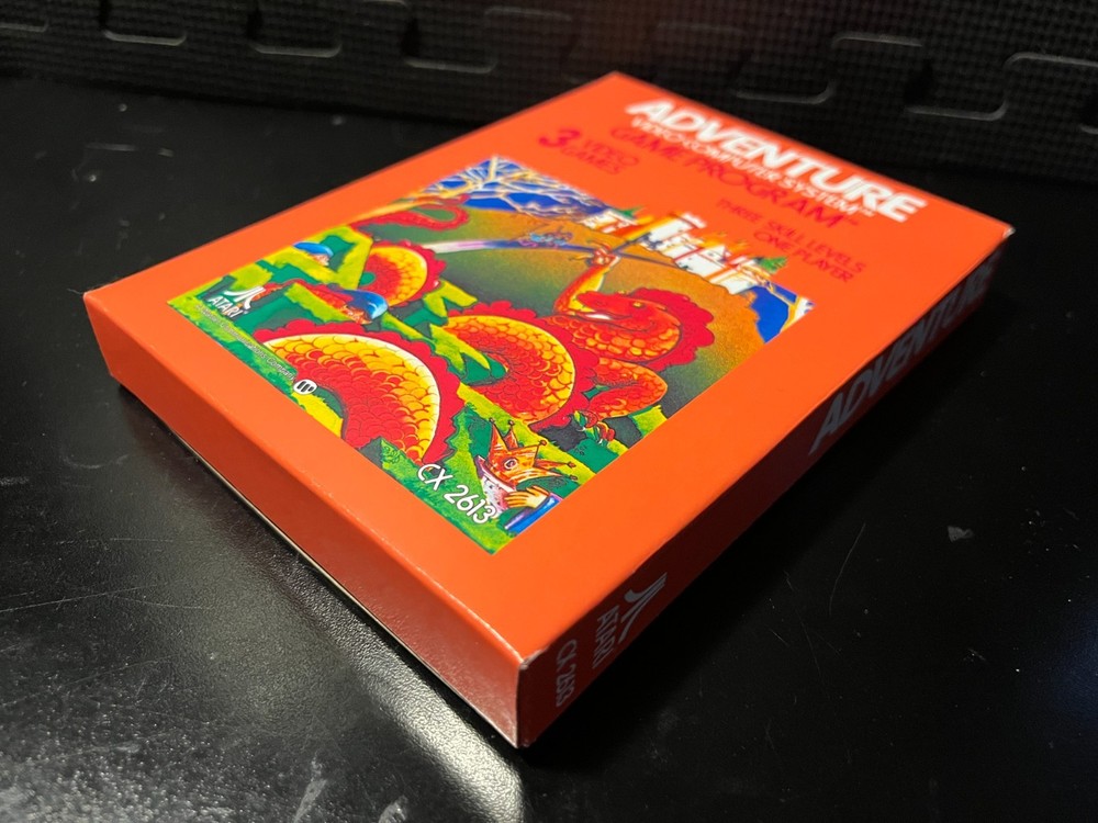 1982 Atari Adventure - Empty custom design display box