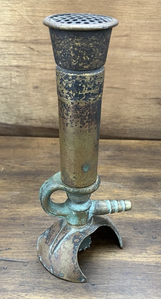 Antique Copper Bunsen Burner PRECISION SCIENTIFIC CO.