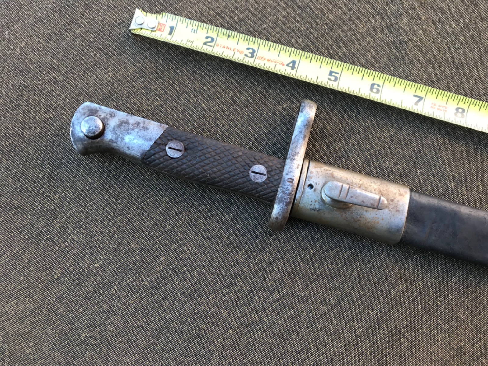 Spanish Mauser 1913 sword BAYONET with scabbard - also fits other rifles C-DESP