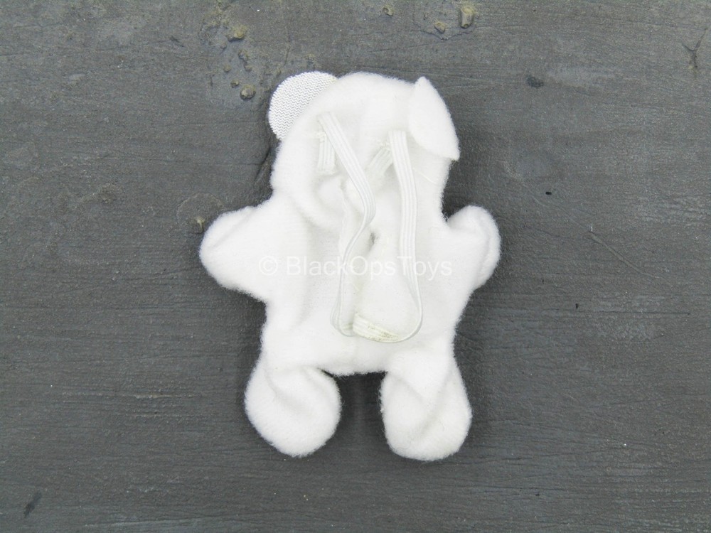 1/6 Scale Toy White Polar Bear Backpack