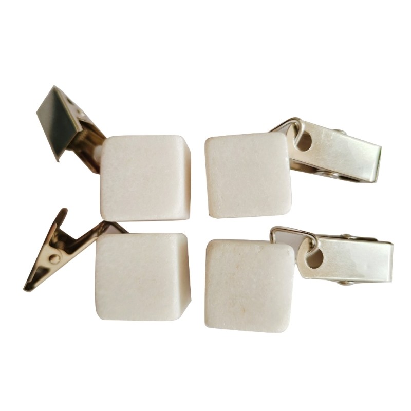 4pcs Tablecloth Weights Tablecloth Pendant Square Shape Table Cover Weights Clip