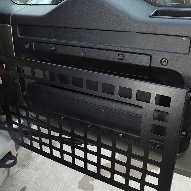 Rear Door Tailgate Table Storage Shelf Molle Panel For LR Defender L316 20+