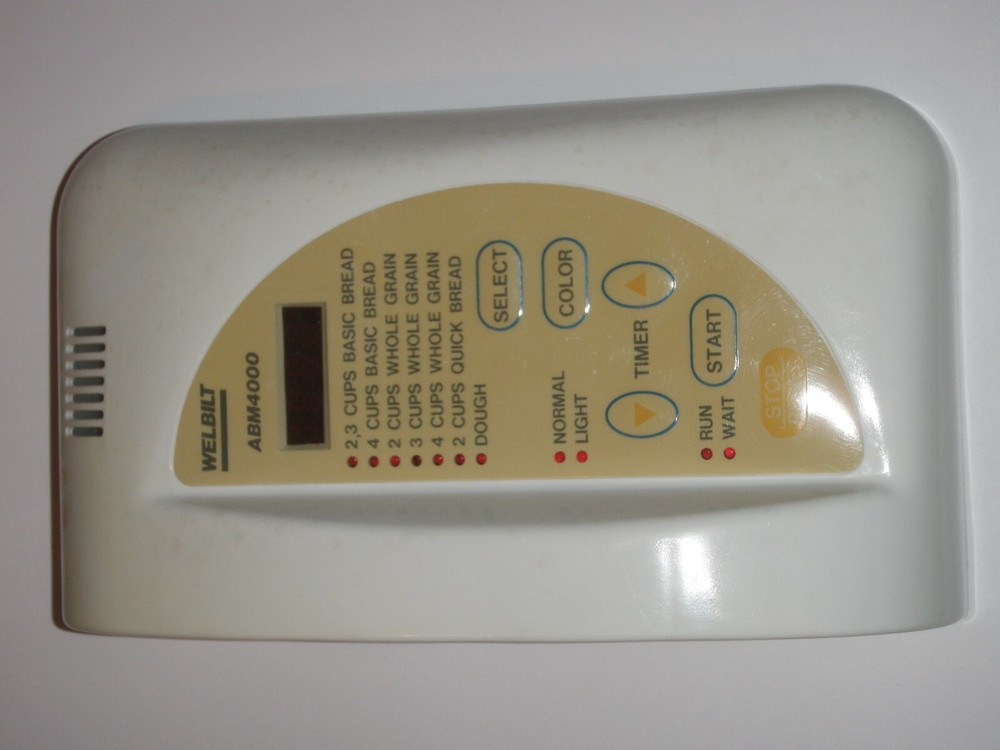 Electronic Control Panel for Welbilt Bread Machine Model ABM4000 only