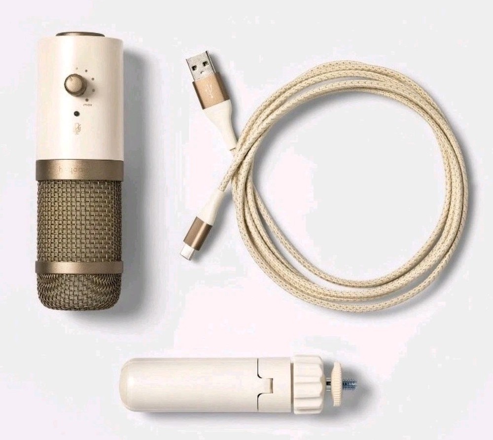 heyday Desktop Microphone - Stone White