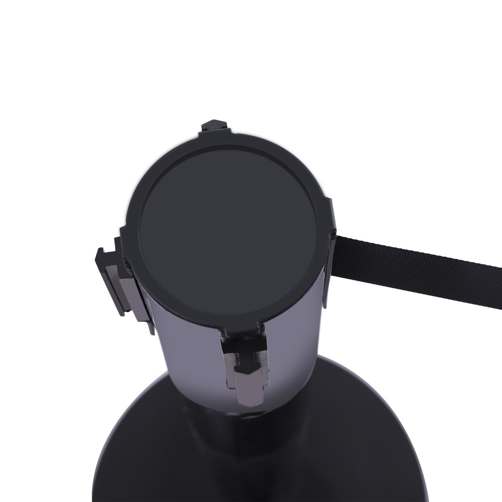 Order Maintenance Isolation Barrier Black Crowd Queue Control Stanchion