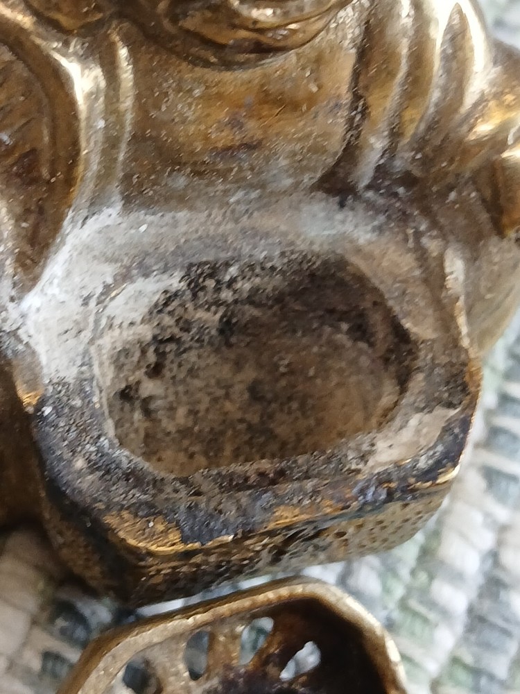 Brass Buddha Incense Burner