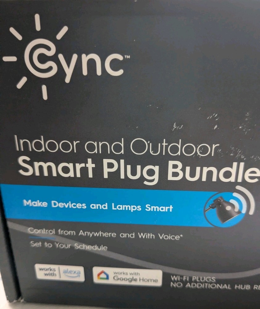 cync Indoor and Outdoor Smart Plug Bundle