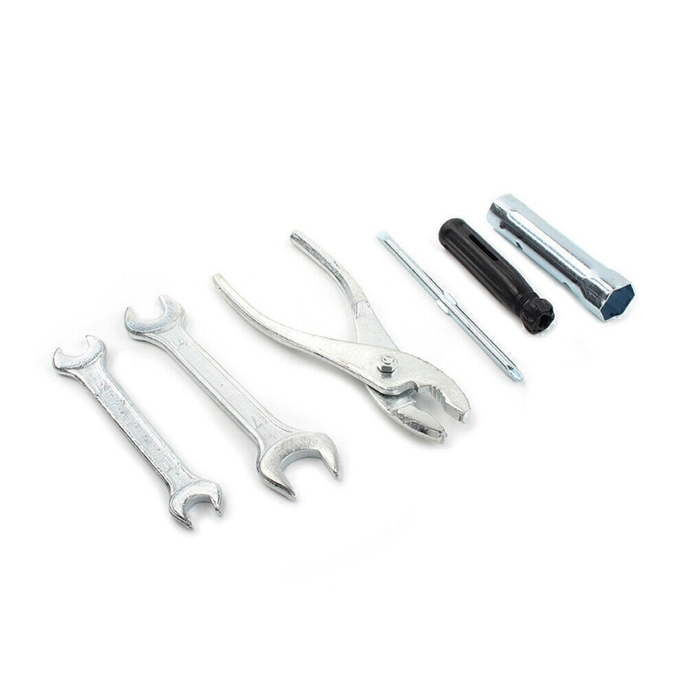 Spark Plug Spanner Wrench Plier Socket Tool Set With Storage Pocket Motorcycle