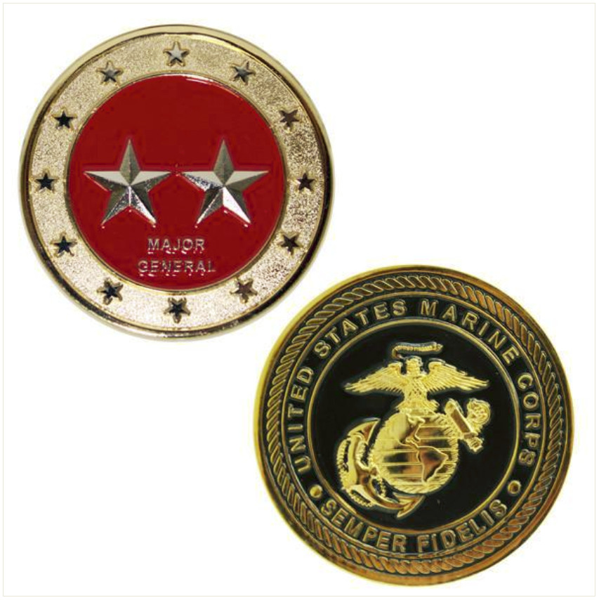Vanguard MARINE CORPS COIN: MAJOR GENERAL