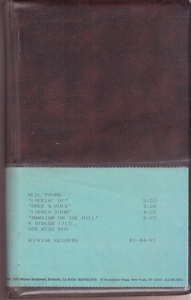 neil young 4 videos vhs