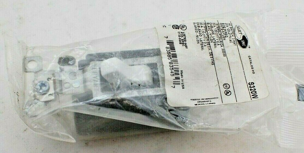 Hubbell Select Spec S320W 3-WAY AC Switch
