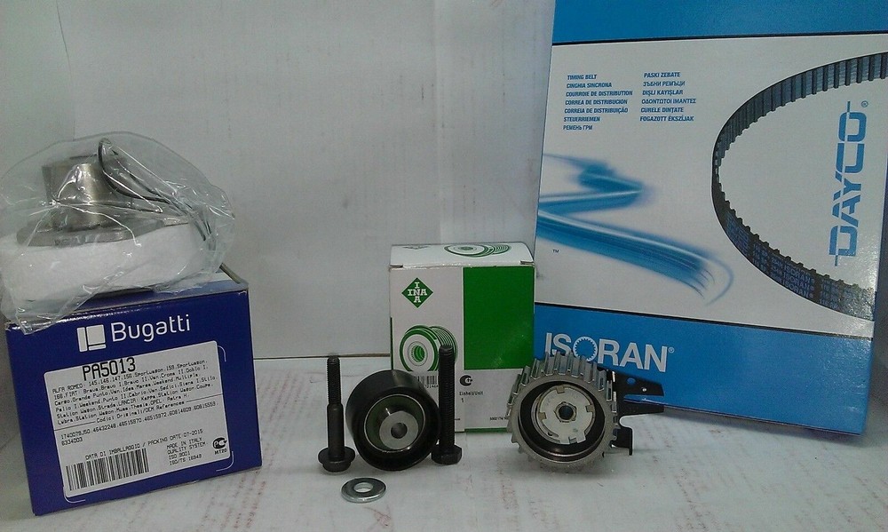 INA DISTRIBUTION KIT + WATER PUMP FOR FIAT - BRAVO II 1.9 D MULITIJET MOT. 192A8