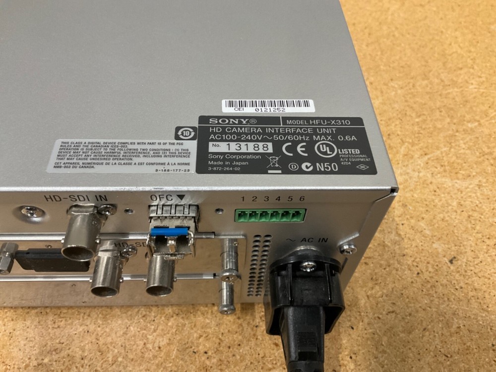Sony HD Camera Interface Unit HDC-X310