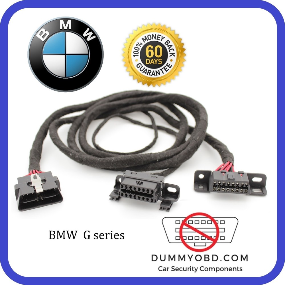 BMW G - Series dummy OBD2 port relocation extension diagnostic extender security