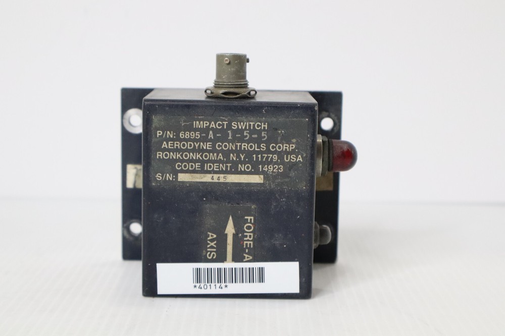 Aerodyne Controls Impact Switch 6895-A-1-5-5