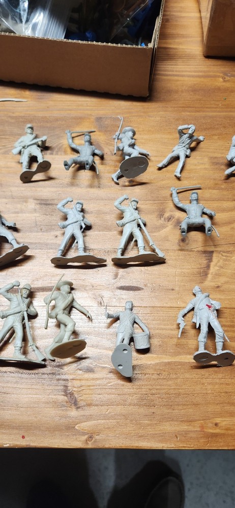 55 Marx Confederate Figures
