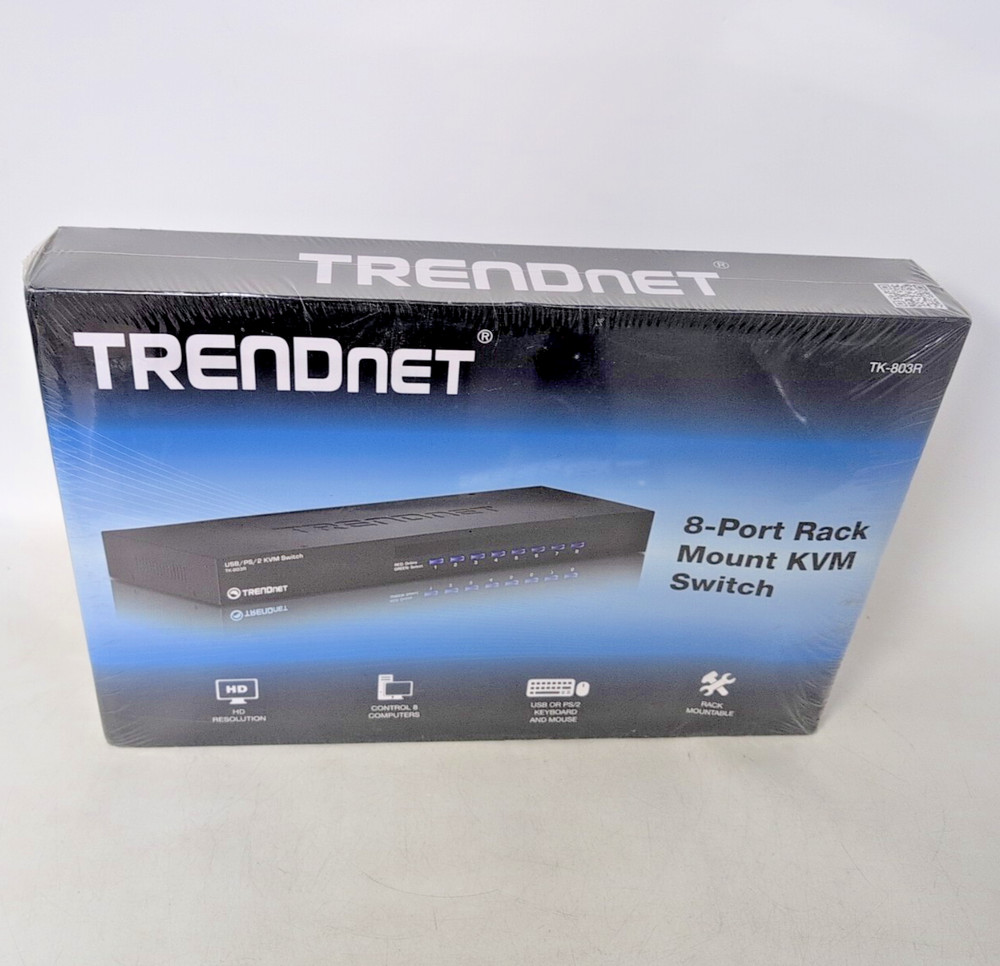 TRENDnet TK-803R 8-PORT TACK MOUNT KVM SWITCH