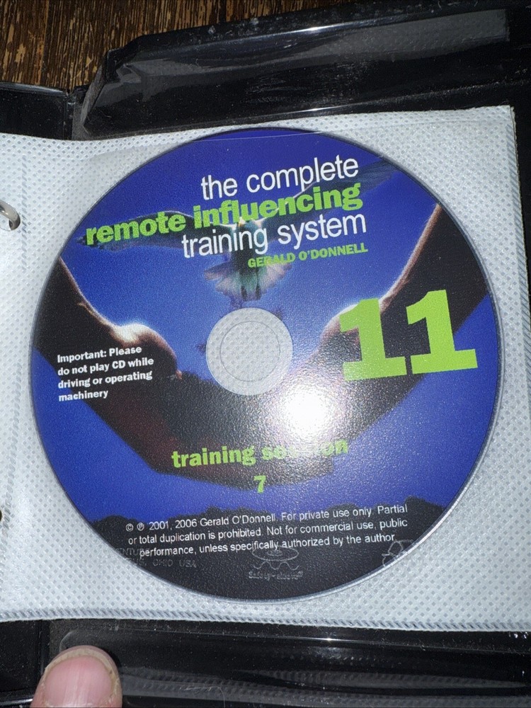 GERALD O'DONNELL "ARVARI Remote Influencing" *Missing 2 Discs* Please READ